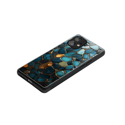 Blue Mirage stylish phone case for nothing phone 1 | glossy glass and slim fit