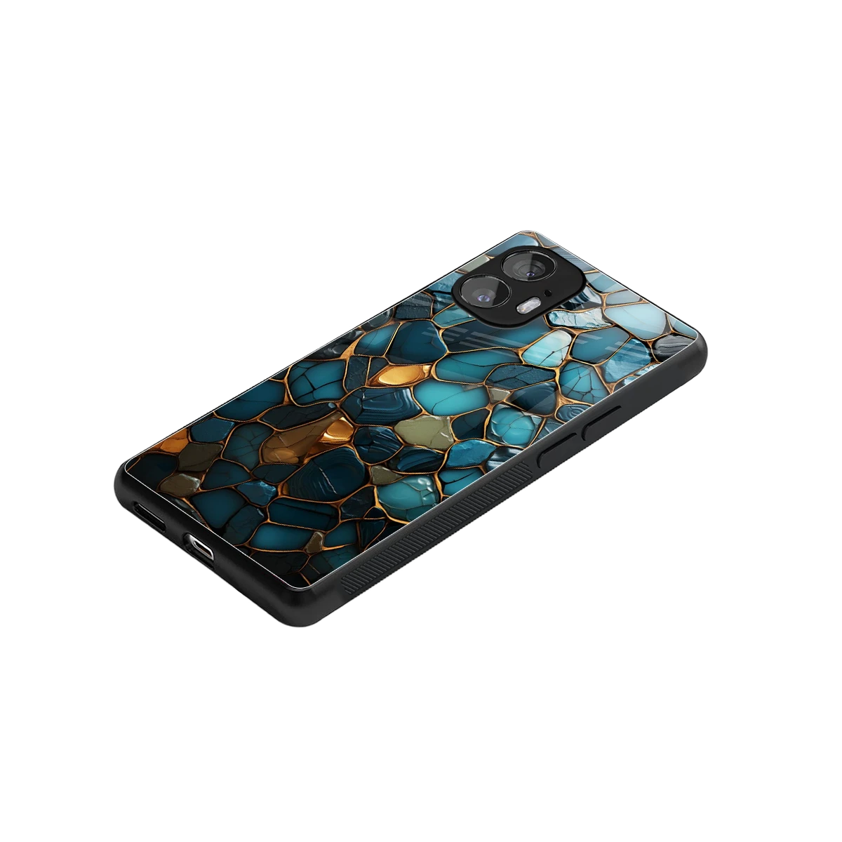 Blue Mirage stylish phone case for nothing phone 2 | glossy glass and slim fit