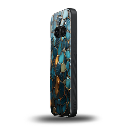 Blue Mirage nothing phone 2a mobile cover | shockproof glass phone case