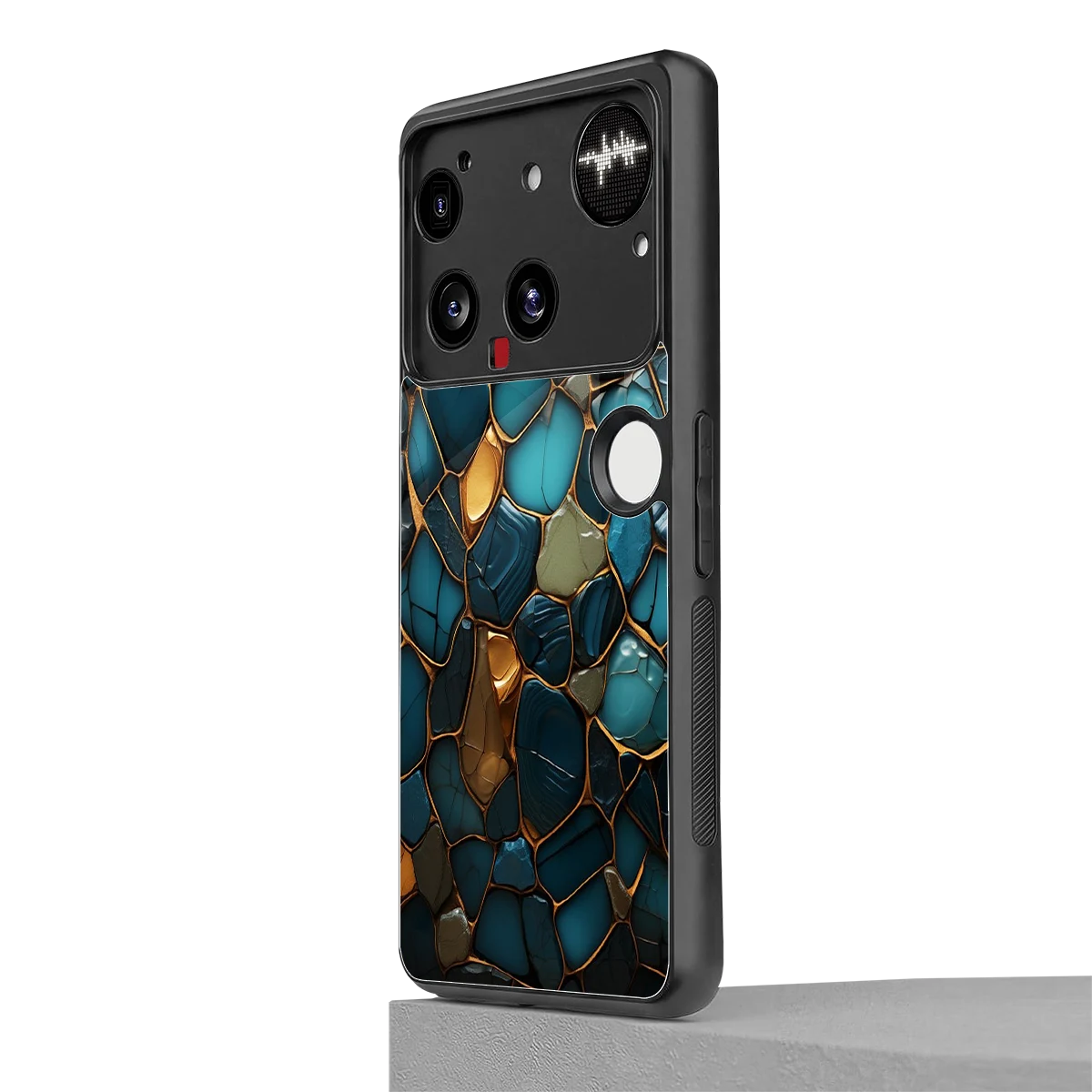 Blue Mirage nothing phone 3 mobile cover | shockproof glass phone case