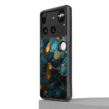 Blue Mirage nothing phone 3 mobile cover | shockproof glass phone case