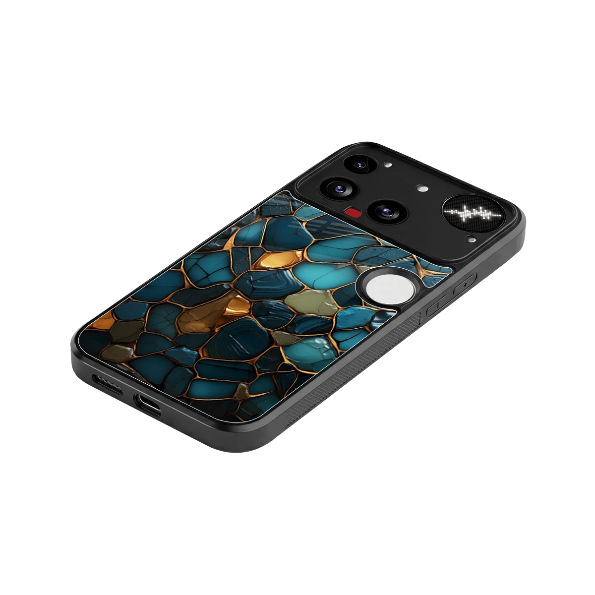 Blue Mirage stylish phone case for nothing phone 3 | glossy glass and slim fit