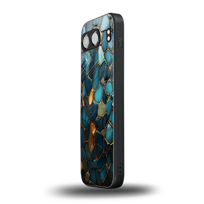 Blue Mirage oneplus nord 4 mobile cover | shockproof glass phone case