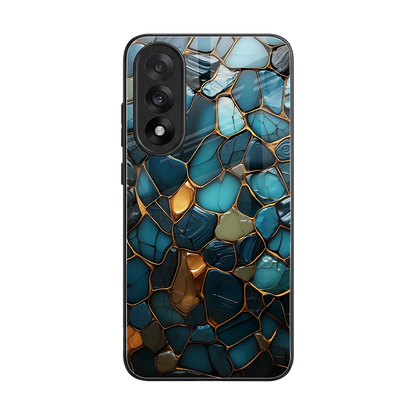 Blue Mirage back phone cover | glass case for oneplus nord 5