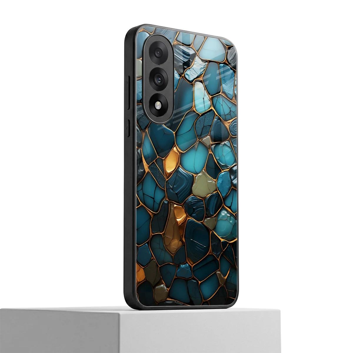 Blue Mirage oneplus nord 5 mobile cover | shockproof glass phone case