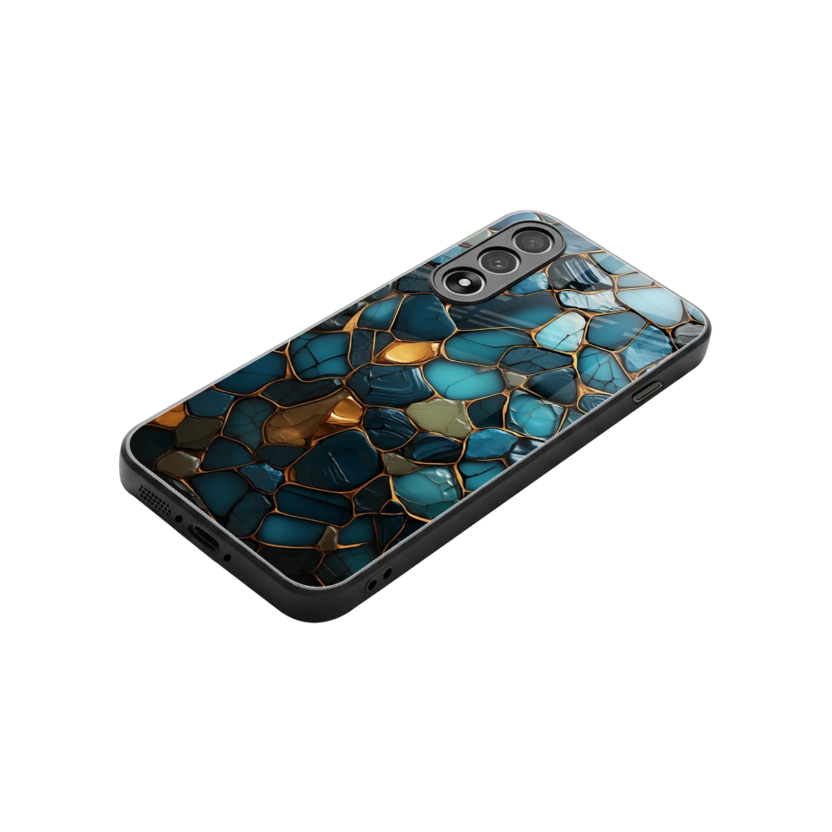 Blue Mirage stylish phone case for oneplus nord 5 | glossy glass and slim fit