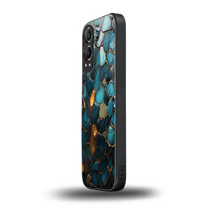 Blue Mirage oneplus nord ce 4 lite mobile cover | shockproof glass phone case