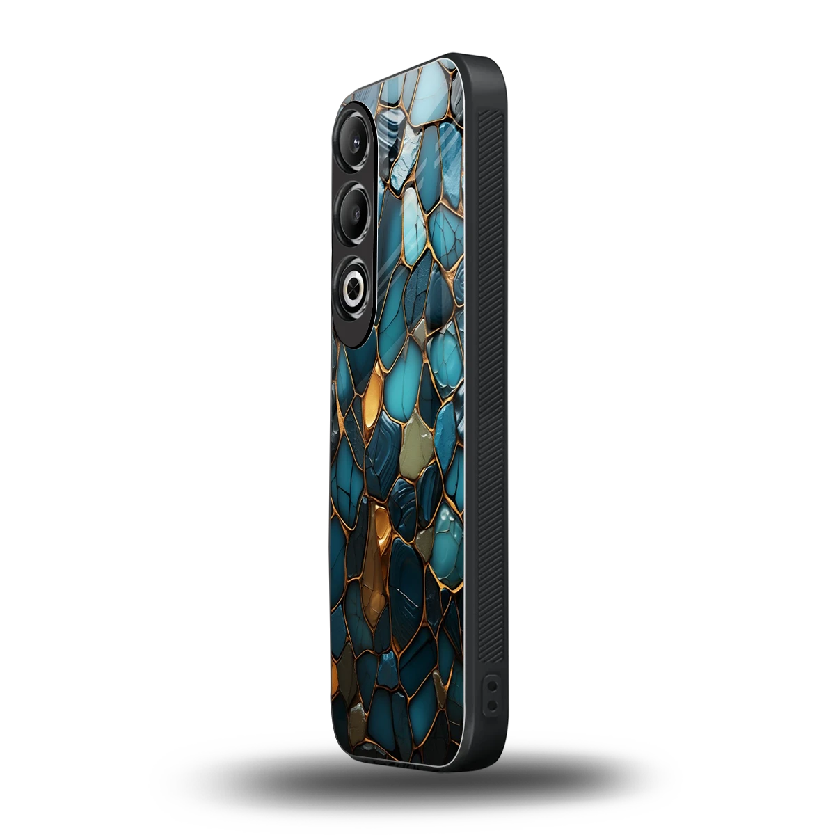 Blue Mirage oneplus nord ce 4 mobile cover | shockproof glass phone case