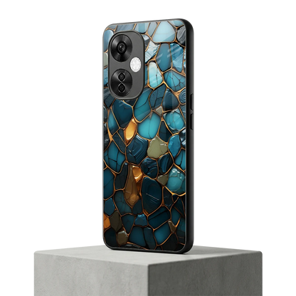 Blue Mirage oneplus nord ce 3 lite mobile cover | shockproof glass phone case