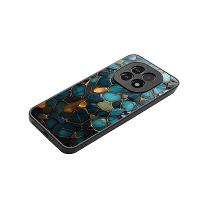 Blue Mirage stylish phone case for oppo f29 5g | glossy glass and slim fit