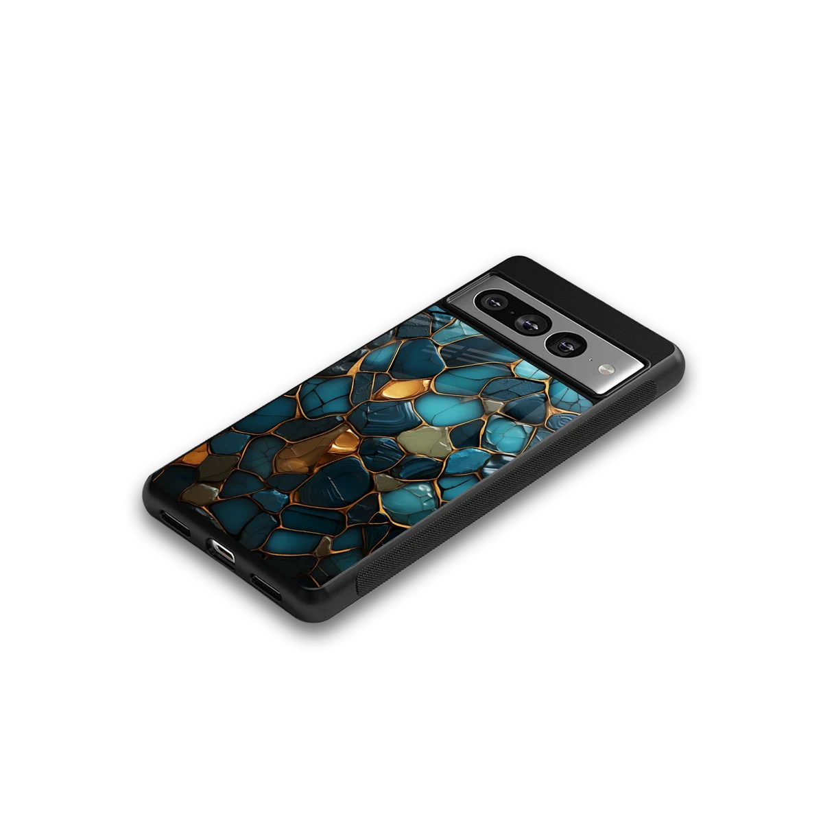 Blue Mirage google pixel 7 pro mobile cover | shockproof glass phone case