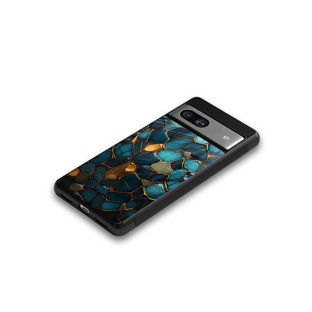 Blue Mirage google pixel 7a mobile cover | shockproof glass phone case