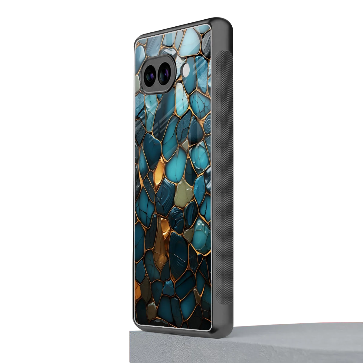 Blue Mirage google pixel 10a mobile cover | shockproof glass phone case