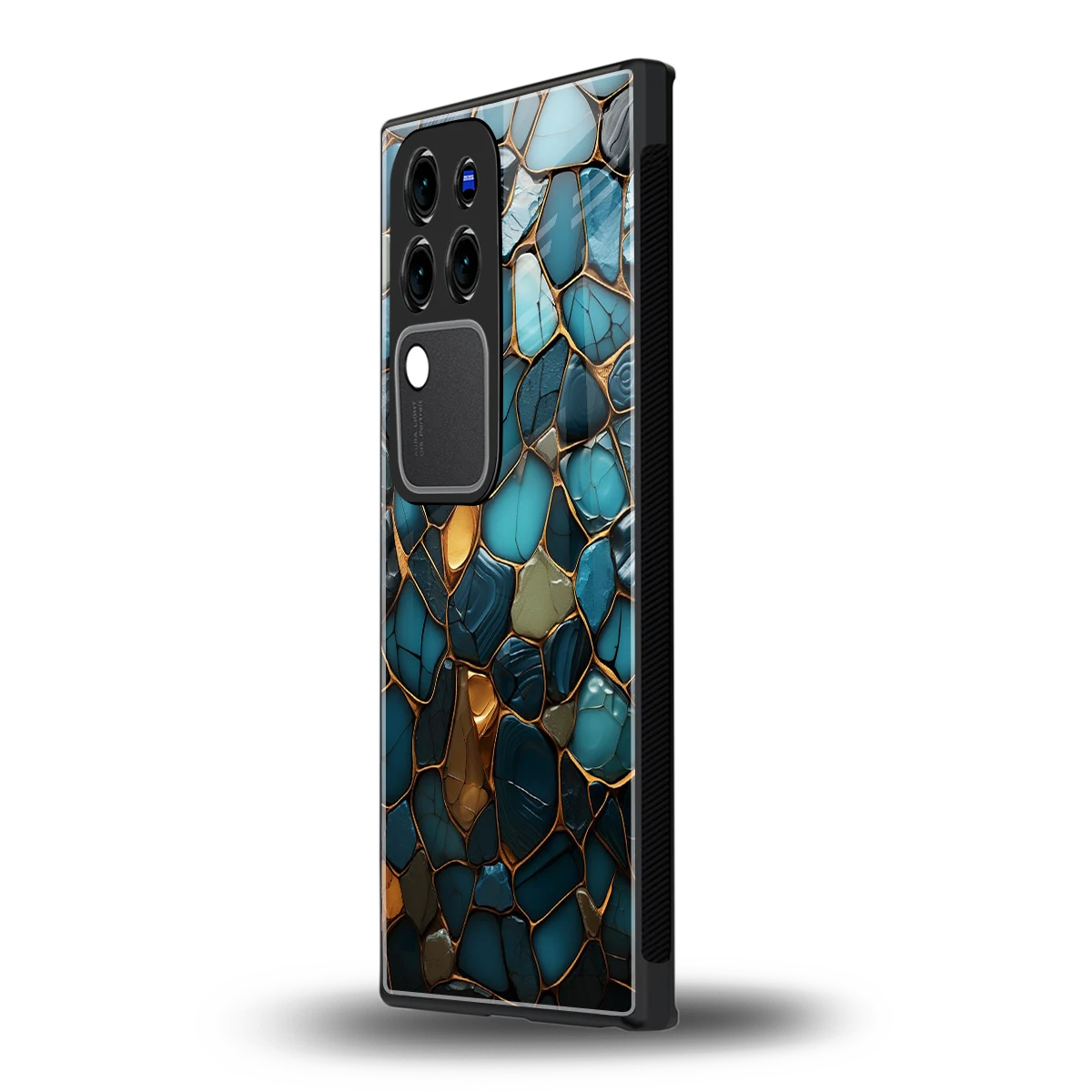Blue Miragevivo v30 pro mobile cover | shockproof glass phone case