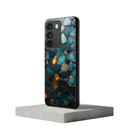 Blue Mirage vivo y200 5g mobile cover | shockproof glass phone case