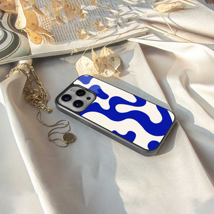 Blue Drift Phone Case for Iphone 16 | Glass Case