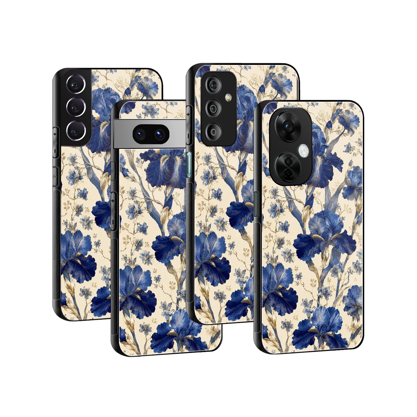 Stylish Glass Back Case for All Smartphones iPhone, Samsung, OnePlus, Pixel, Redmi, Oppo, Vivo, Motorola