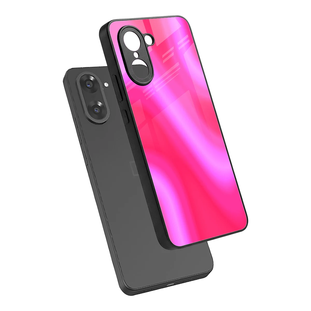 Blush Flow sleek oneplus nord ce5 5g cover with tempered glass back and TPU edges