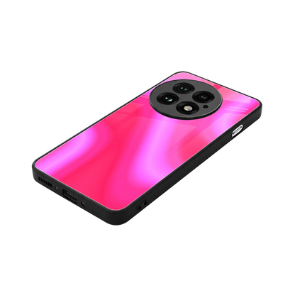 Blush Flow stylish phone case for oneplus 13 | glossy glass and slim fit