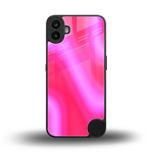 Blush Flow back phone cover | glass case for cmf nothing phone 1