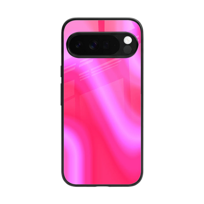 Blush Flow back phone cover | glass case for google pixel 10 pro xl