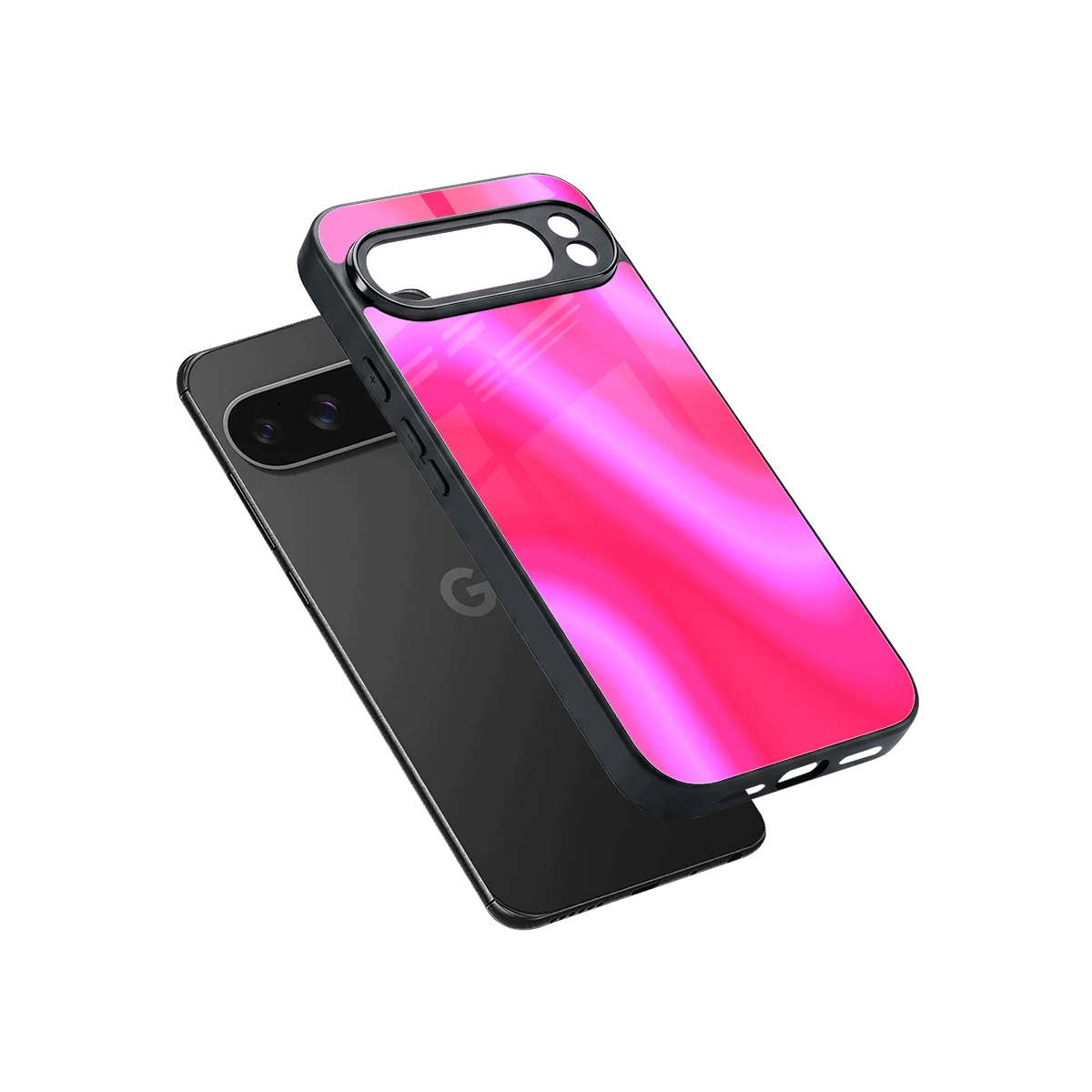 Blush Flow sleek google pixel 10 pro xl cover with tempered glass back and TPU edges