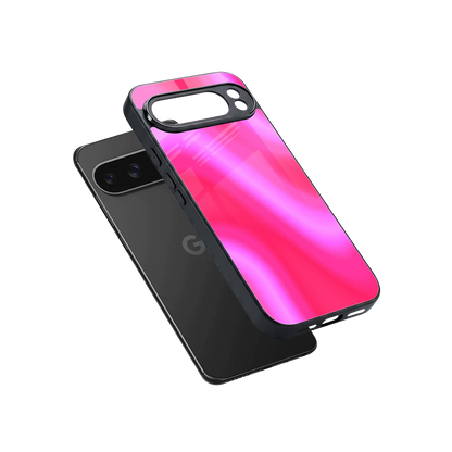 Blush Flow sleek google pixel 10 pro xl cover with tempered glass back and TPU edges