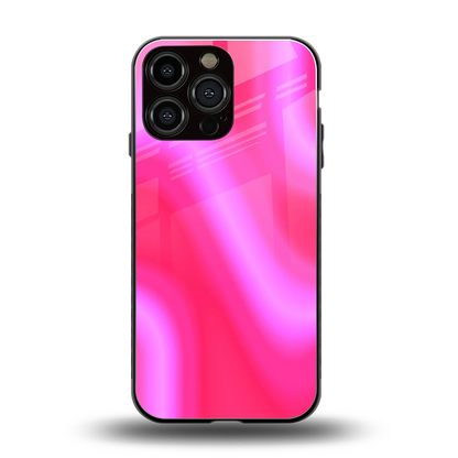 Blush Flow back phone cover | glass case for iphone 14 pro max