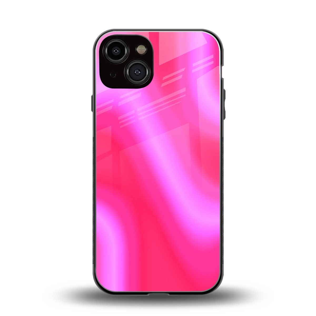 Blush Flow back phone cover | glass case for iphone 13
