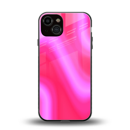 Blush Flow back phone cover | glass case for iphone 13