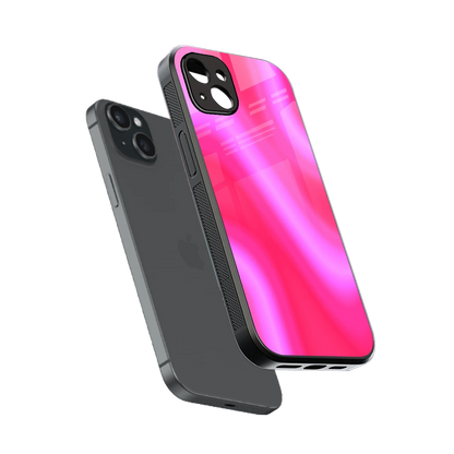 Blush Flow sleek iphone 14 plus cover with tempered glass back and TPU edges