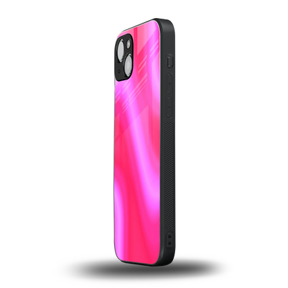 Blush Flow iphone 14 plus mobile cover | shockproof glass phone case