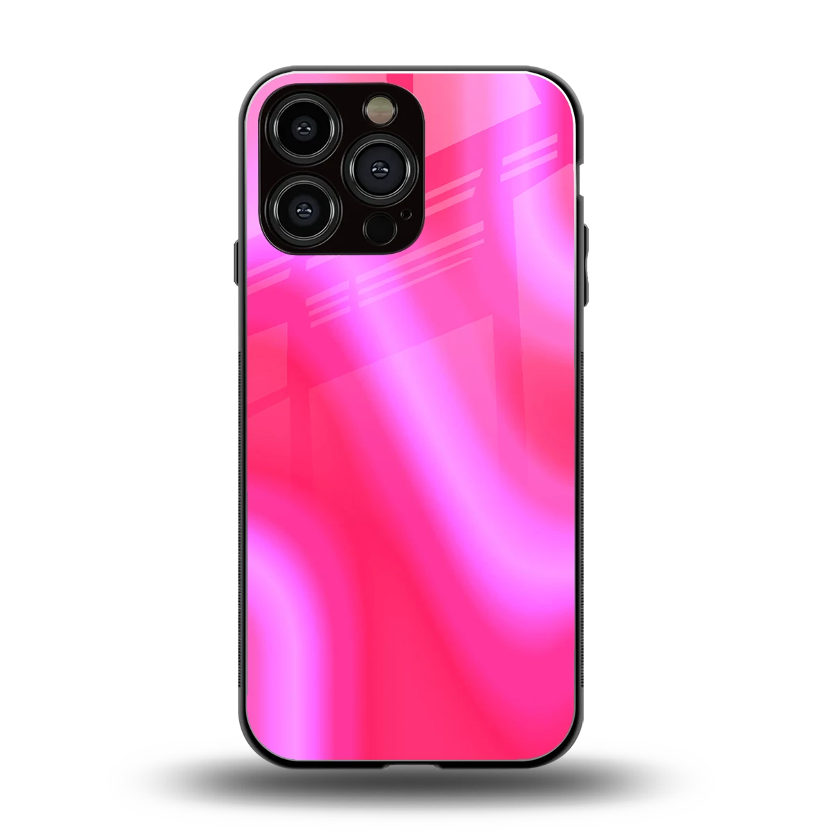 Blush Flow back phone cover | glass case for iphone 15 pro max