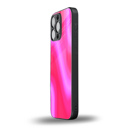 Blush Flow iphone 15 pro max mobile cover | shockproof glass phone case