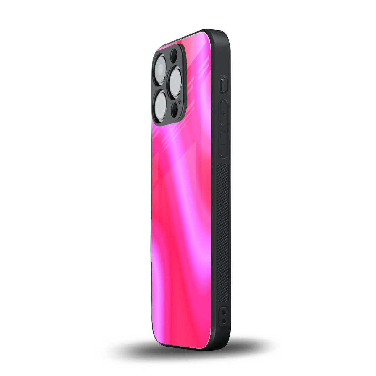 Blush Flow iphone 15 pro mobile cover | shockproof glass phone case