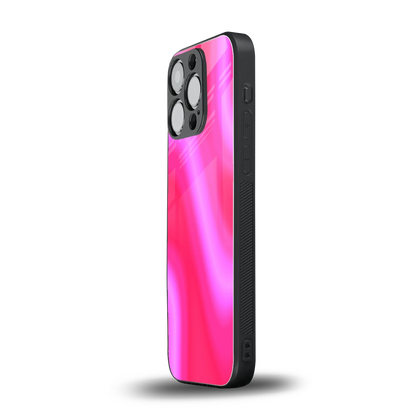 Blush Flow iphone 15 pro mobile cover | shockproof glass phone case