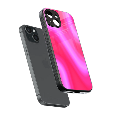 Blush Flow sleek iphone 15 cover with tempered glass back and TPU edges