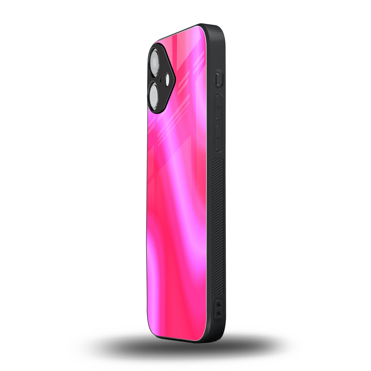 Blush Flow iphone 16 plus mobile cover | shockproof glass phone case