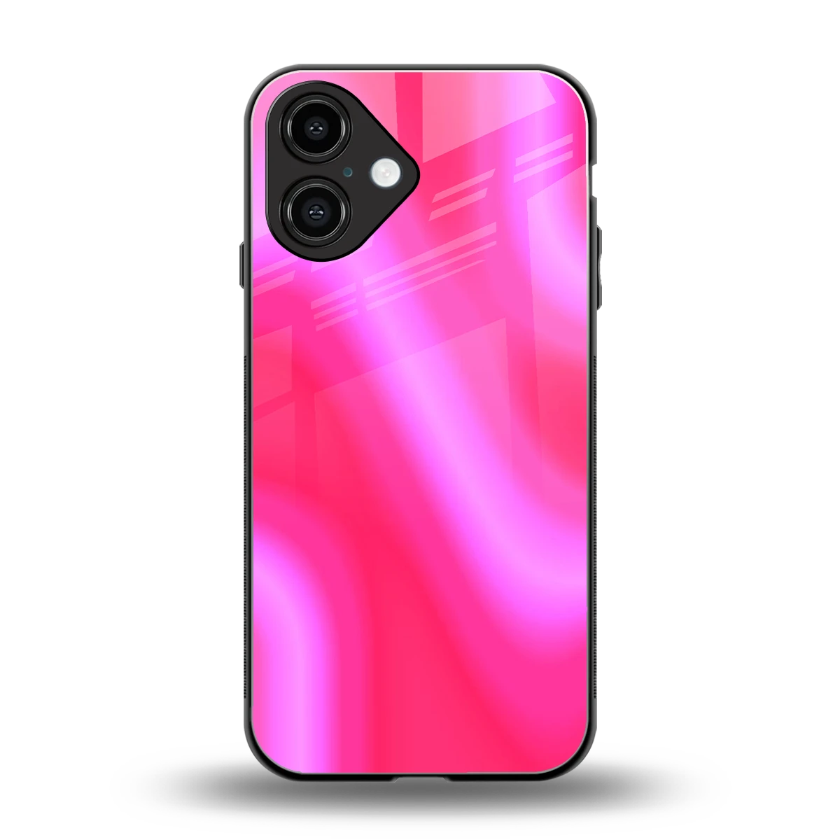 Blush Flow back phone cover | glass case for iphone 16