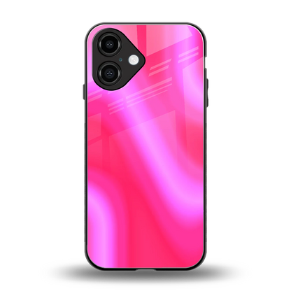 Blush Flow back phone cover | glass case for iphone 16