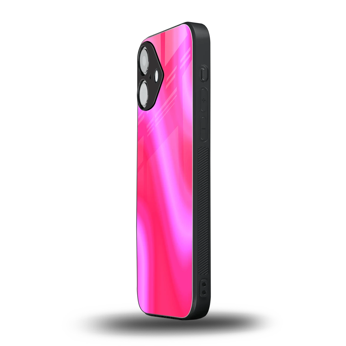 Blush Flow iPhone 16 mobile cover | shockproof glass phone case