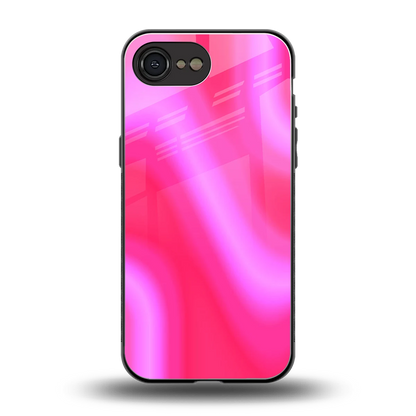 Blush Flow back phone cover | glass case for iphone 16e