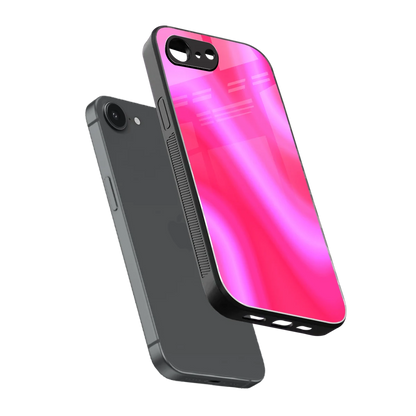Blush Flow sleek iphone 16e cover with tempered glass back and TPU edges