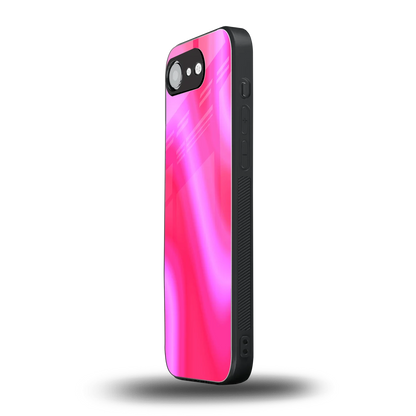 Blush Flow iphone 16e mobile cover | shockproof glass phone case