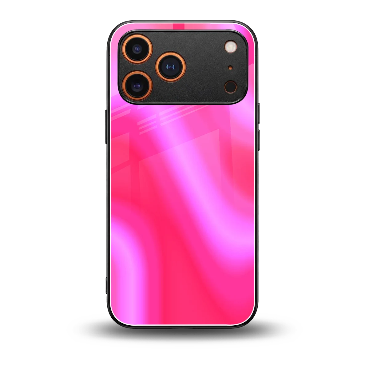 Blush Flow back phone cover | glass case for iphone 17 pro
