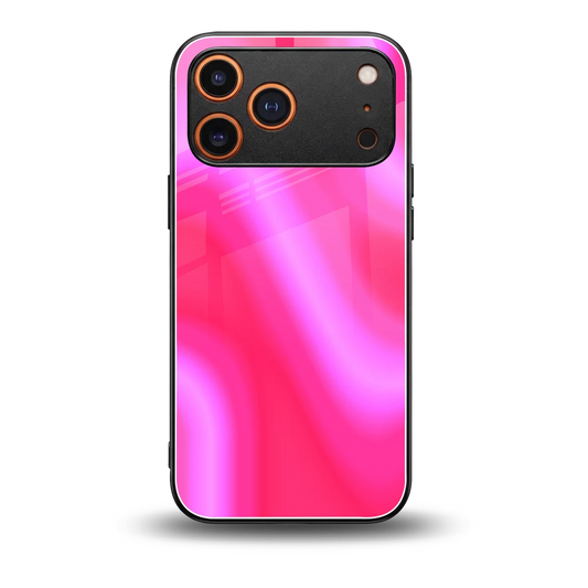 Blush Flow back phone cover | glass case for iphone 17 pro max