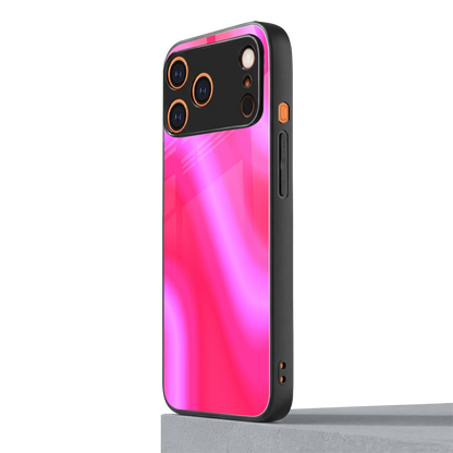 Blush Flow iphone 17 pro max mobile cover | shockproof glass phone case