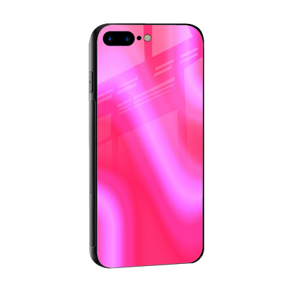 Blush Flow sleek iphone 8 plus cover with tempered glass back and TPU edges