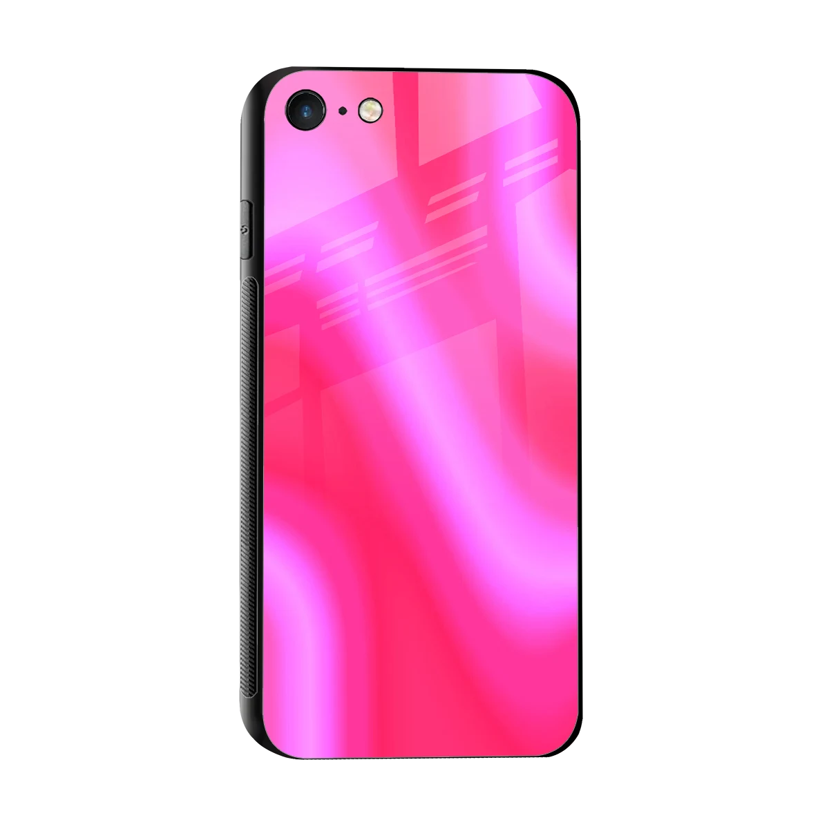 Blush Flow sleek iphone 7 cover with tempered glass back and TPU edges