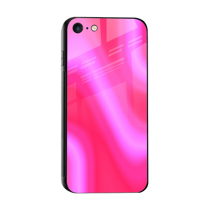Blush Flow sleek iphone 7 cover with tempered glass back and TPU edges
